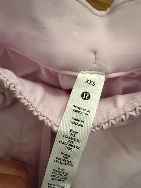 lululemon athletica Light Pink Athletic Drawstring Shorts - Picture 3 of 3